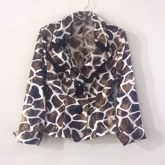 DESIGN TODAY'S Vintage Animal Print Jacket ~ EUC - Picture 4 of 10